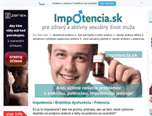 Tablet Screenshot of impotencia.sk